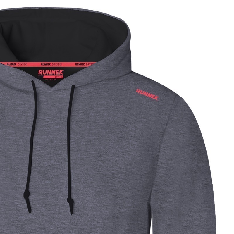 Sweat Shirt Runnek Tempo Gris H D