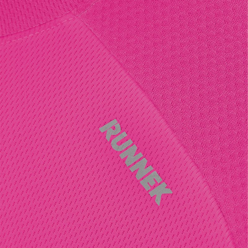 Maillot technique runnek code fuchsia femme detail