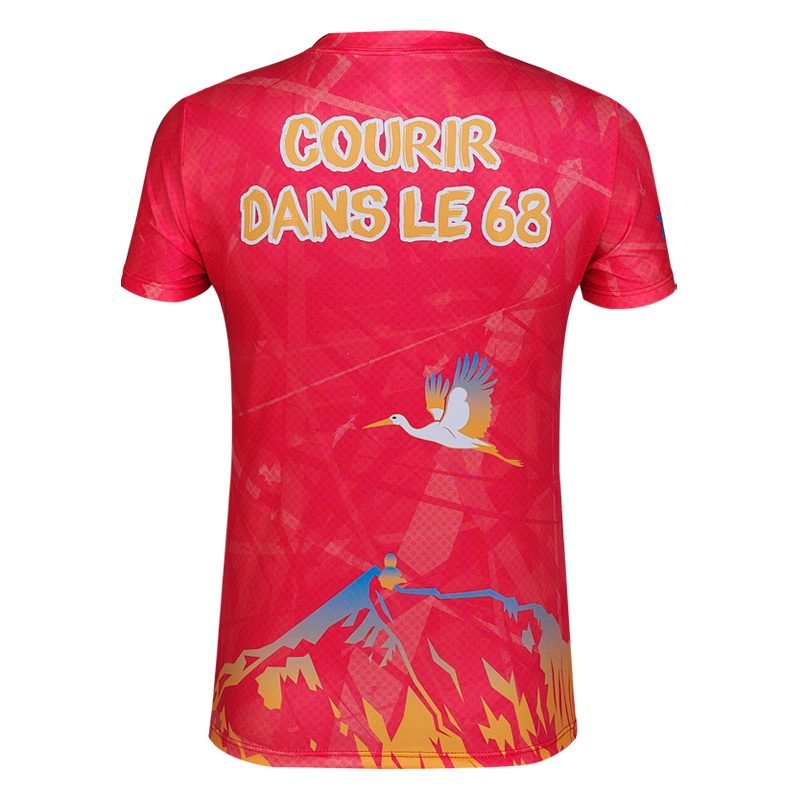 maillot athletisme manches courtes femme