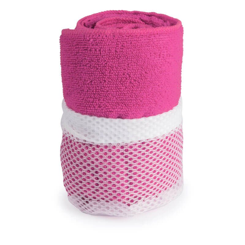 serviette microfibre fuchsia
