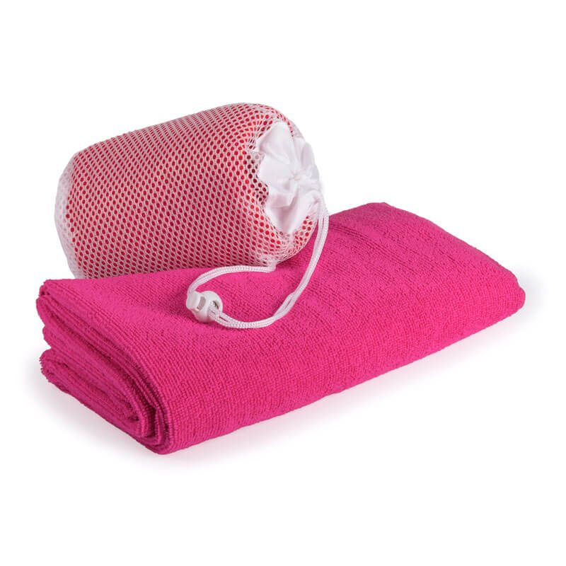 serviette microfibre fuchsia