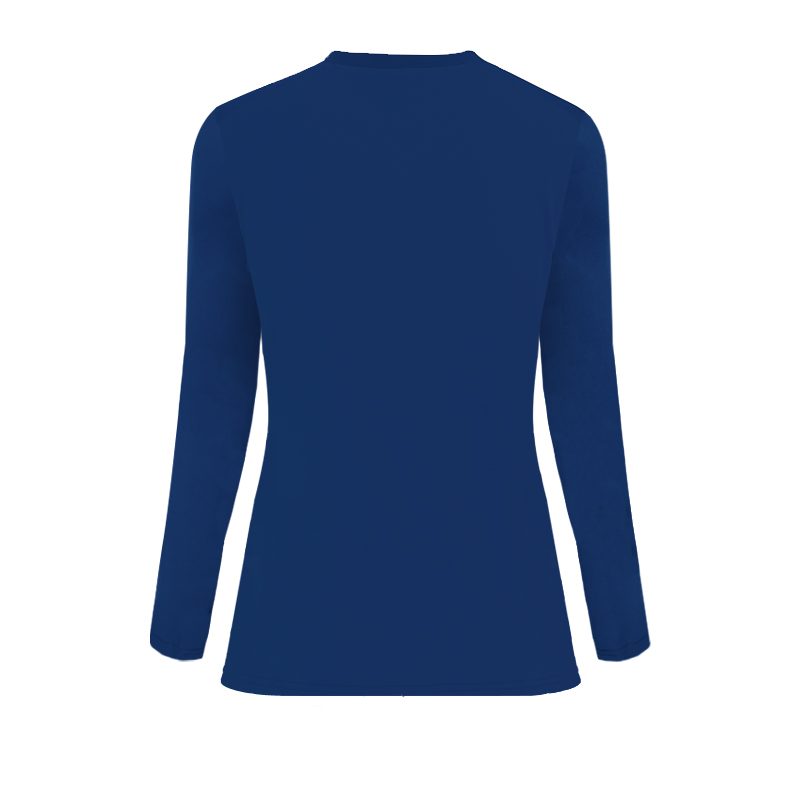 Maillot technique runnek ethilo bleu navy femme dos