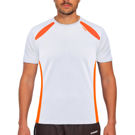 Maillot technique runnek wave blanc