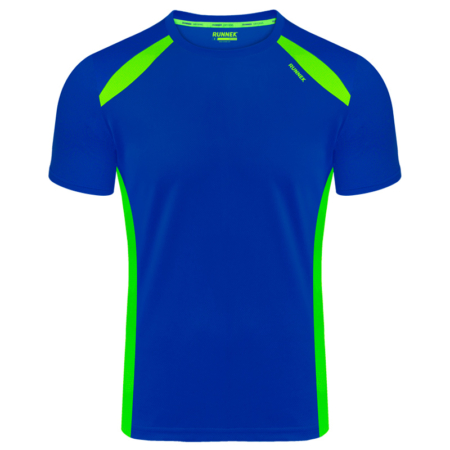 Maillot technique runnek wave bleu