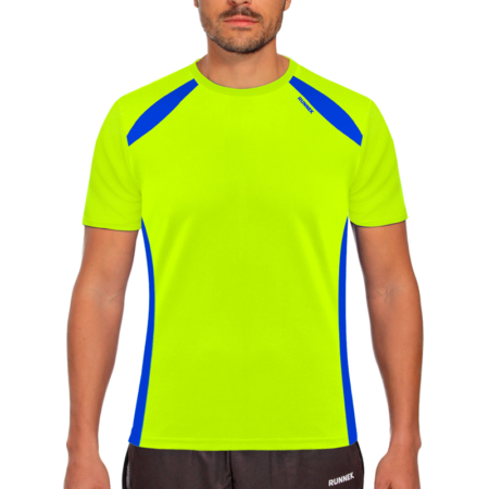 Maillot technique runnek wave jaune
