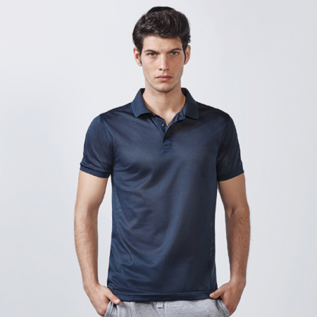 Polo technique homme bleu navy photo