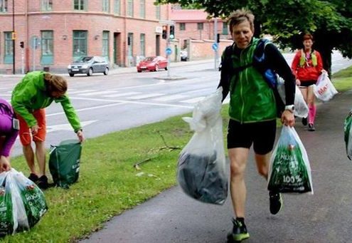 Plogging running éthique