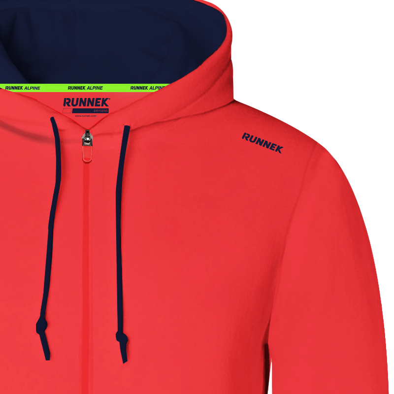 VESTE ALPINE ROUGE FLUO – Image 1